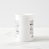 Bichon Traits Bone China Tasse (Vorderseite)