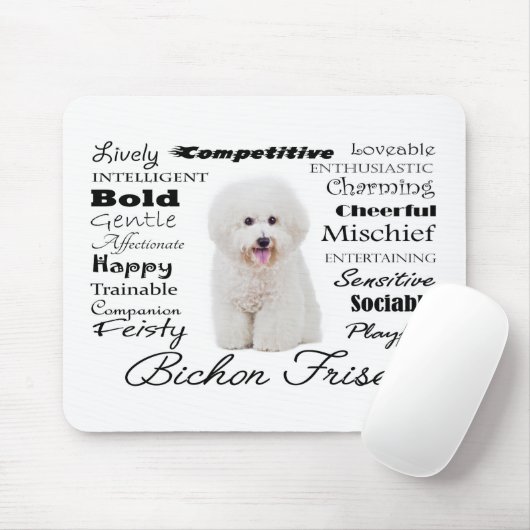 Bichon Traits Mousepad (Mit Mouse)