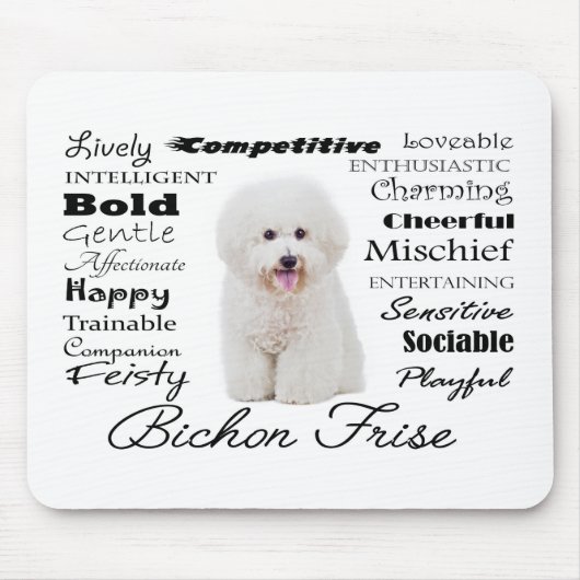 Bichon Traits Mousepad (Vorne)