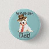 Bichon Vater Button (Vorderseite)