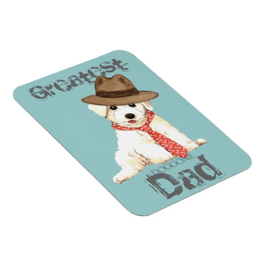 Bichon Vater Magnet (Rechte Seite)