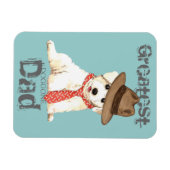 Bichon Vater Magnet (Horizontal)