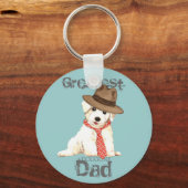 Bichon Vater Schlüsselanhänger (Vorderseite)