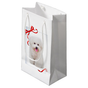 Bichon Weihnachtsgeschenk-Tasche Kleine Geschenktüte