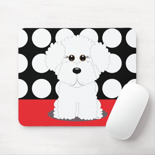 Bichon Welpe Mousepad (Mit Mouse)