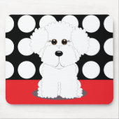 Bichon Welpe Mousepad (Vorne)