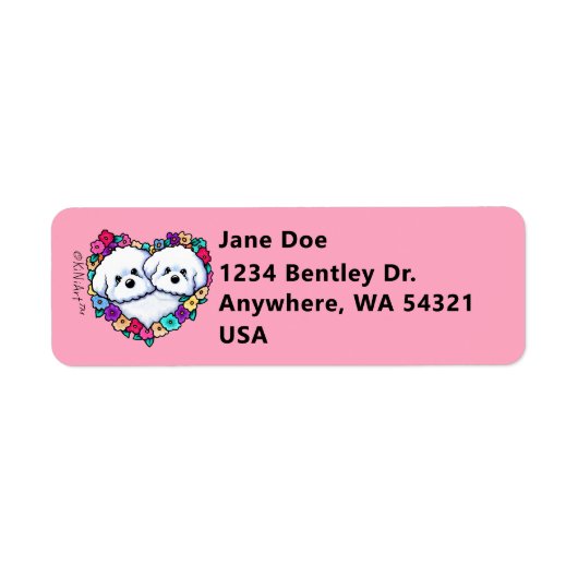 Bichons blühendes Herz (Vorne)