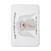 Bichons sind Angels Bath Mat Badematte (Vorderseite Vertikal)