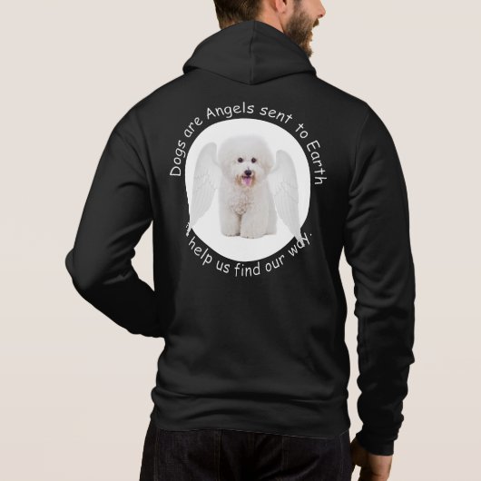 Bichons sind Angels Hoodie (Rückseite)