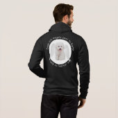 Bichons sind Angels Hoodie (Schwarz voll)