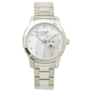 Bichons sind Angels Watch Armbanduhr