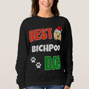 Bichpoo Puppy Dog Lover niedlich Best Poodle Weihn Sweatshirt
