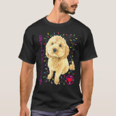 Bichpoo Welpe Dog Poodle Cross Noodle Super Niedli T-Shirt (Vorderseite)