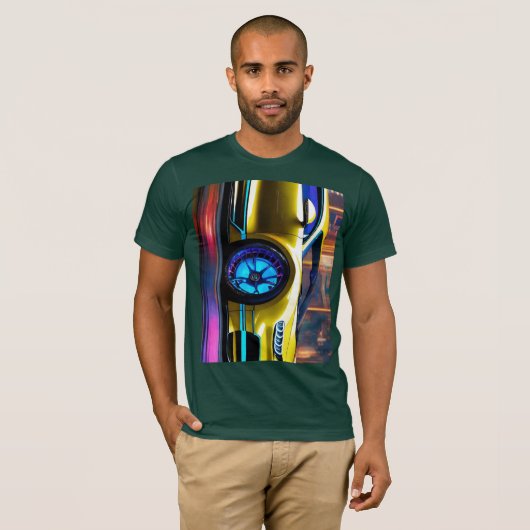 Bick and car bugati und ninja H2R pavar T-Shirt (Vorne ganz)