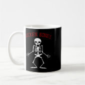 Bicken Bones Skelett Halloween Funny Bones Liebe W Kaffeetasse (Links)