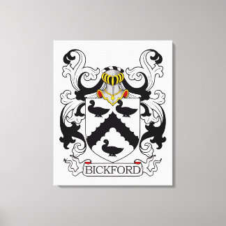 Bickford Familienwappen Leinwanddruck