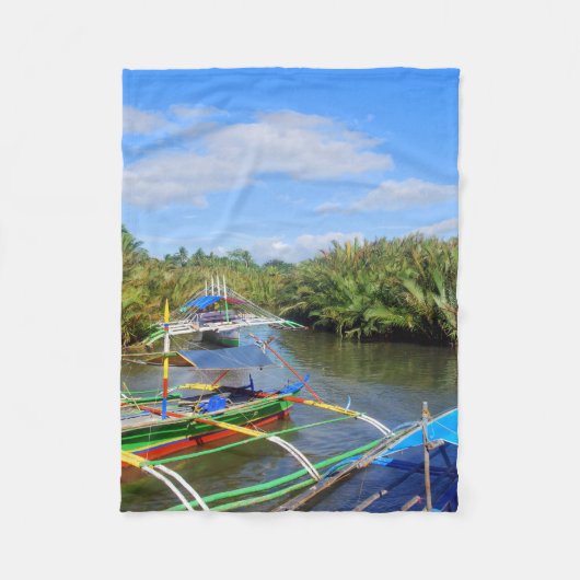 Bicol auf den Philippinen Fleecedecke (Vorderseite)