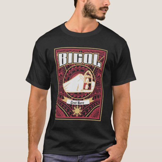 Bicol-Stamm anpassbar T-Shirt (Vorderseite)