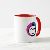 Bicolor-Becher Tasse (VorderseiteRechts)