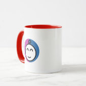 Bicolor-Becher Tasse (Vorderseite Links)