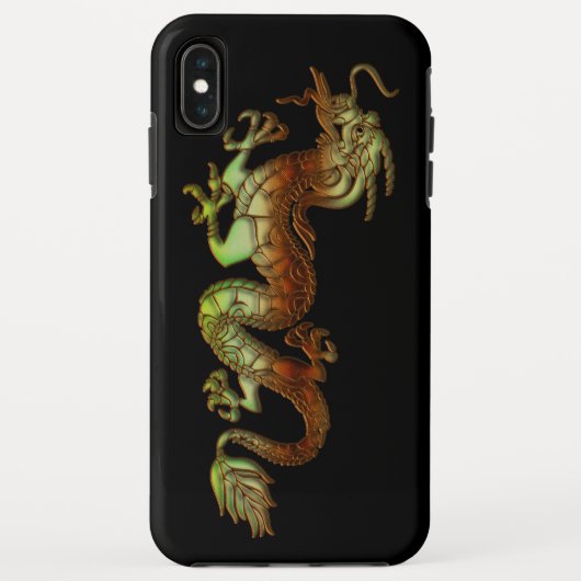 Bicolor Dragon Case-Mate iPhone Hülle (Rückseite)