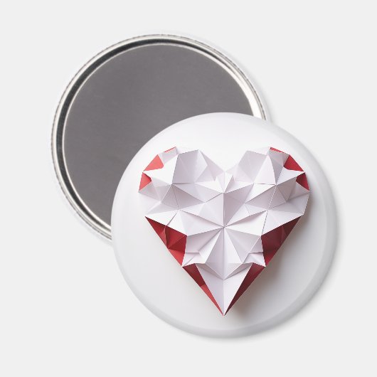 Bicolor-Origami Magnet (Vorderseite/Rückseite)