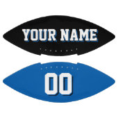 BICOLORED Black and Blue Custom Football (Paneele)