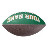 BICOLORED Green and Orange Custom Football (Gedreht 90)