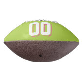BICOLORED Pink and Lime Green Custom Football (Gedreht 270)