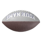 BICOLORED Silver Gray und Navy Custom Football (Gedreht 90)
