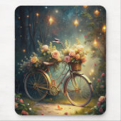 Bicycle and Flowers Mousepad (Vorne)