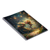 Bicycle and Flowers Notizblock (Rechte Seite)