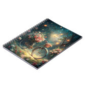 Bicycle and Flowers Notizblock (Linke Seite)
