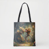Bicycle and Flowers Tasche (Vorderseite)