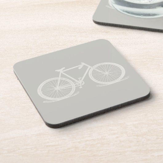 Bicycle Art CUSTOM FARBE Getränkeuntersetzer (Linke Seite)