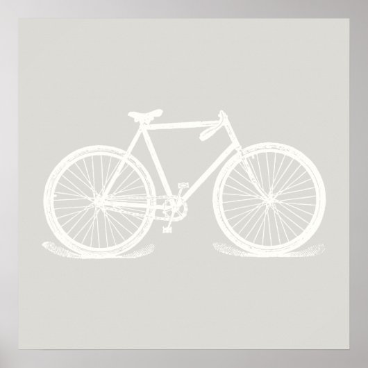 Bicycle Art CUSTOM FARBE Poster (Vorne)
