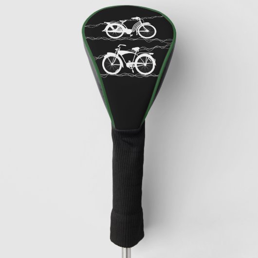 Bicycle Bicycle White Golf Head Abdeckung Headcover (Vorderseite)