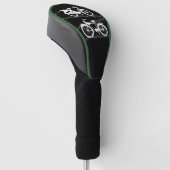 Bicycle Bicycle White Golf Head Abdeckung Headcover (angewinkelt)