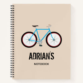 Bicycle Bike Design Notebook Journal Sketchbook Notizblock