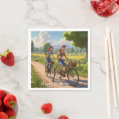 Bicycle Birthday Serviette (Beispiel)