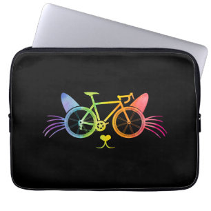 Bicycle Cat Lgbt Laptopschutzhülle
