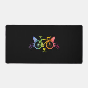 Bicycle Cat Lgbt Schreibtischunterlage
