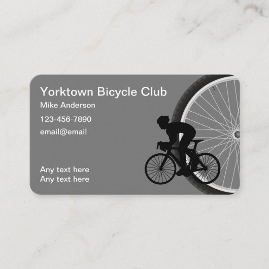 Bicycle Club Thema Business Cards Visitenkarte (Vorderseite)
