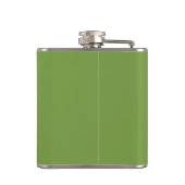 Bicycle Custom Color & Monogram Flask Flachmann (Rückseite)