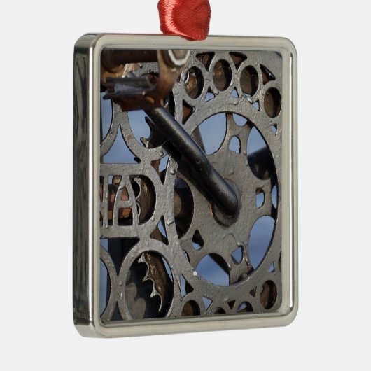 Bicycle detail ornament aus metall (Rechts)