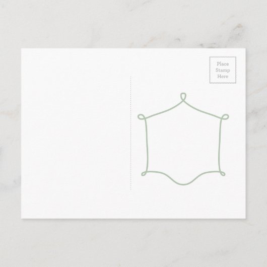 Bicycle Duo Wedding Einladung (Rückseite)