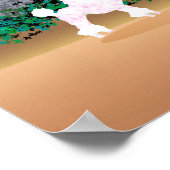 Bicycle Eiffel Tower Paris Frankreich Poster (Ecke)