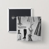 Bicycle Fashions1897 Dame - Vintag Button (Vorne & Hinten)