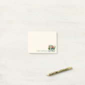 Bicycle Girl Blume Einkaufsliste Post-it Klebezettel (Auf Schreibtisch)