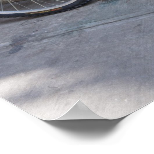 Bicycle Graffiti - Poster (Ecke)